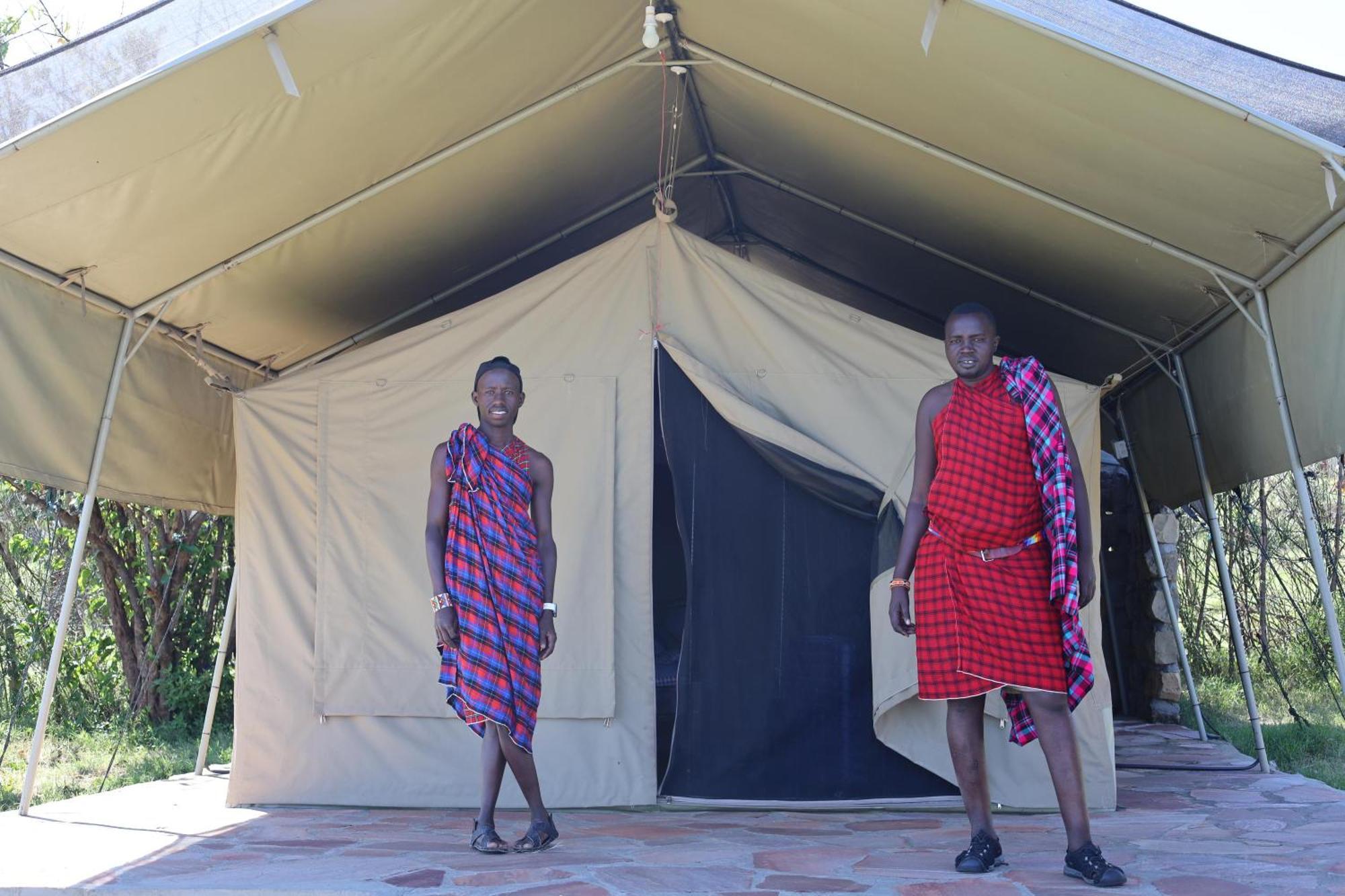 Leruk maasai safari camp Hotel Sekenani Bagian luar foto