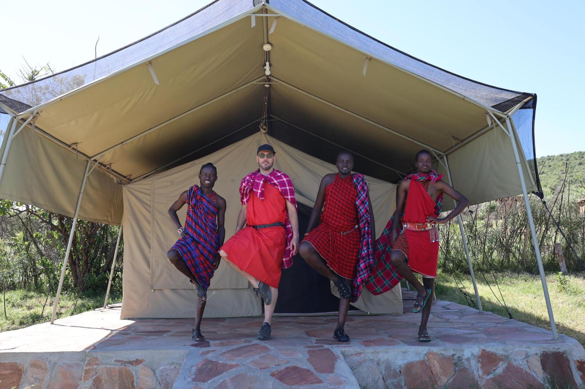 Leruk maasai safari camp Hotel Sekenani Bagian luar foto