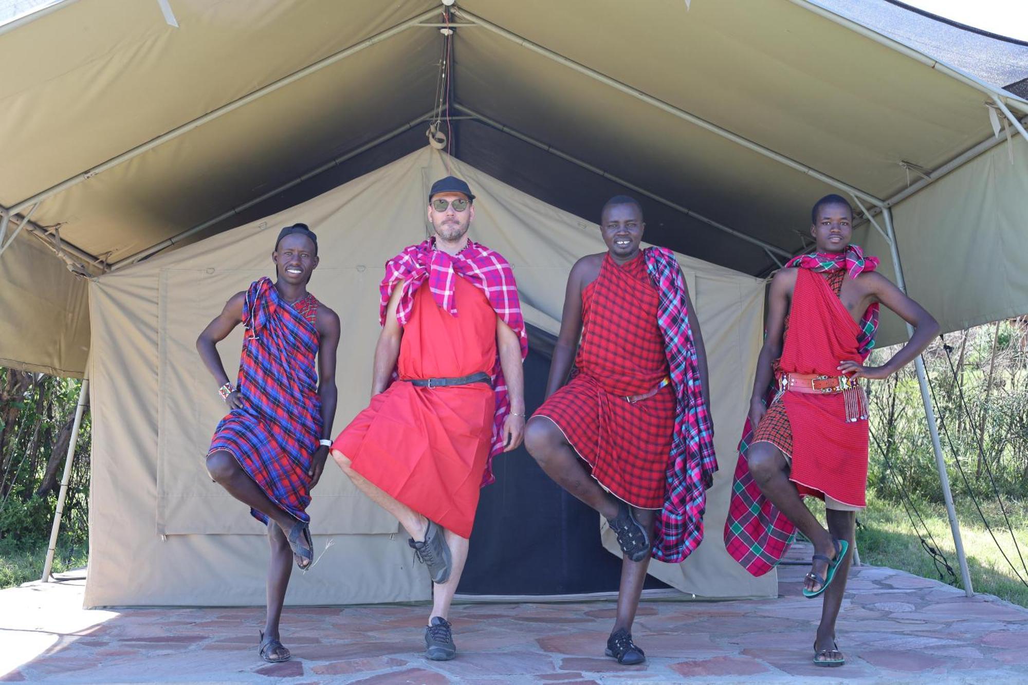 Leruk maasai safari camp Hotel Sekenani Bagian luar foto